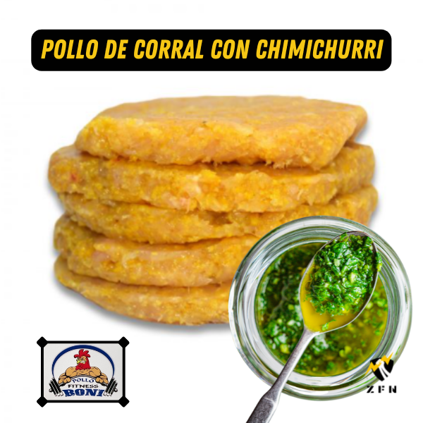 Hamburguesas Variadas Pollo de Corral -  Elige tus 10 Packs - Fitness Boni