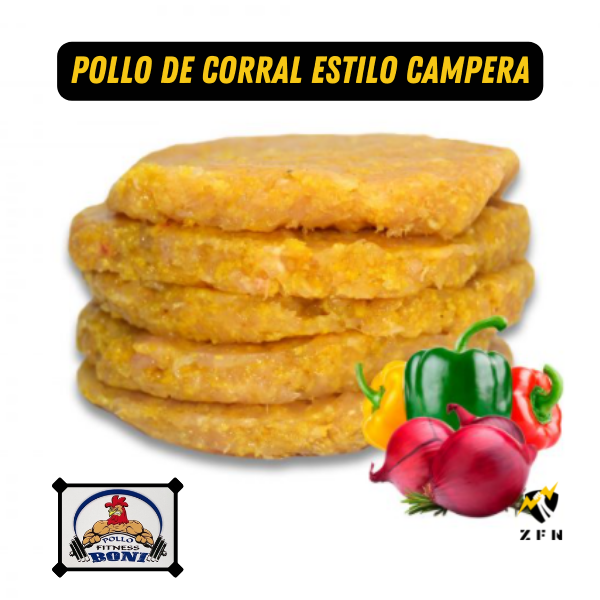 Hamburguesas Variadas Pollo de Corral -  Elige tus 10 Packs - Fitness Boni