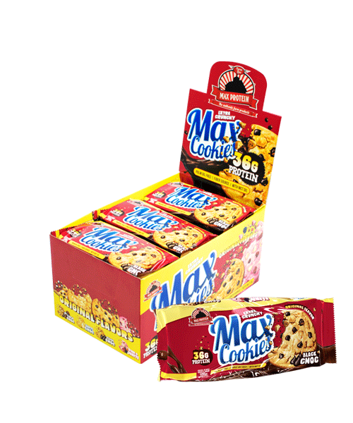 GALLETAS MAX COOKIES | 12 packs (48 Uds) - ZEUS FN